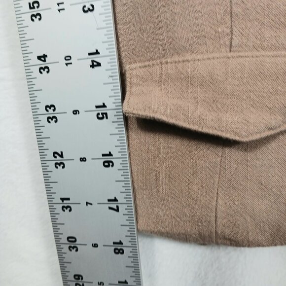 Kori, Women's Linen Blend Vest Button Down Front, Size Large, runs small Boho - Picture 12 of 15